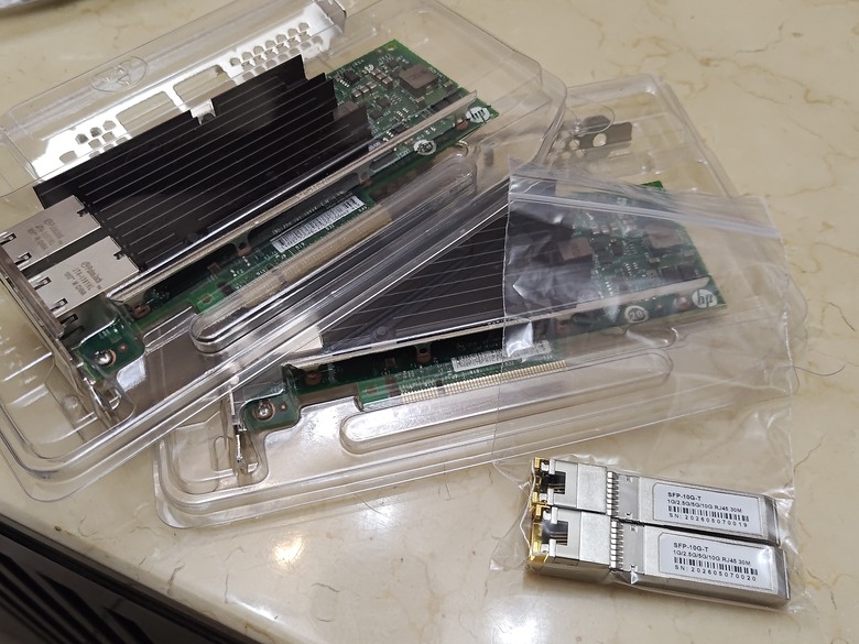 Synology DSM 7.3.2-86009 U4 - 10G 網路 Intel X540-T2 建置 & SFP+ 轉 RJ45