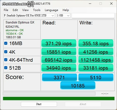 Sandisk Optimus GX Pro 8100／850X 固態硬碟實測 回歸本家後的重新出發之作