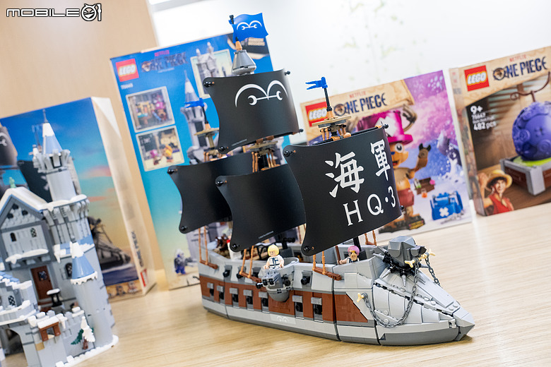 樂高《航海王》第二季系列圖賞|多層磁鼓城堡壘、卡普海軍巨艦登場!
