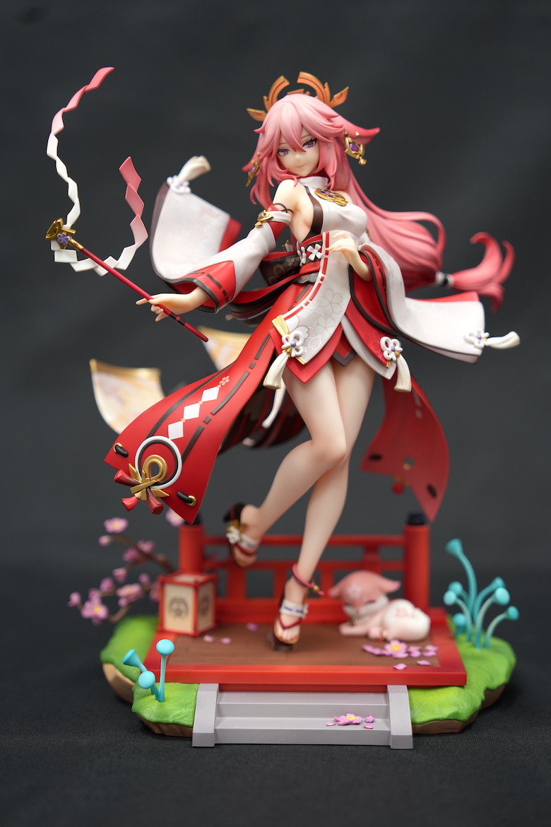 APEX 1/7《原神》八重神子 浮世笑百姿 Ver. 開箱! 原神人物模型誠意之作