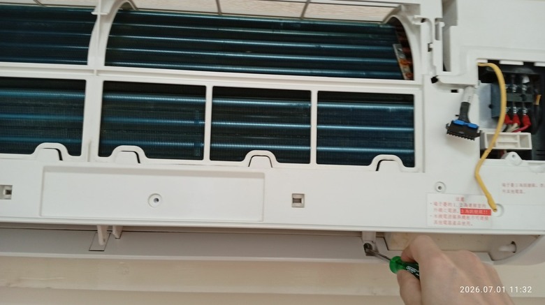 聲寶冷氣 AU-QB22D 室內機 E6 故障碼 , DIY 更換馬達記錄 !