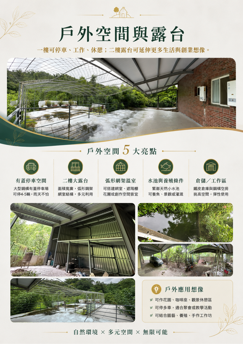 【屋主親屬自售・免仲介費】新竹寶山 154坪 山林大宅｜離塵不離城的世外桃源 🌲