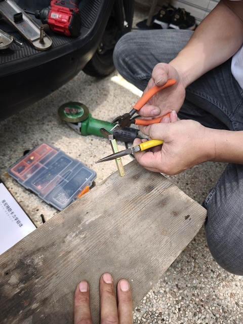 推拉式電子鎖 DIY