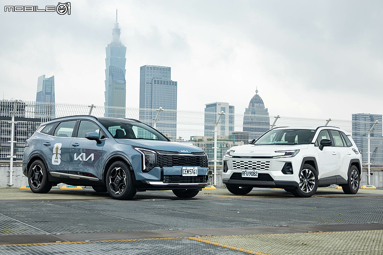 油電車的日韓對決|Toyota RAV4、Kia Sportage 雙車評測以及百公里油耗測試!