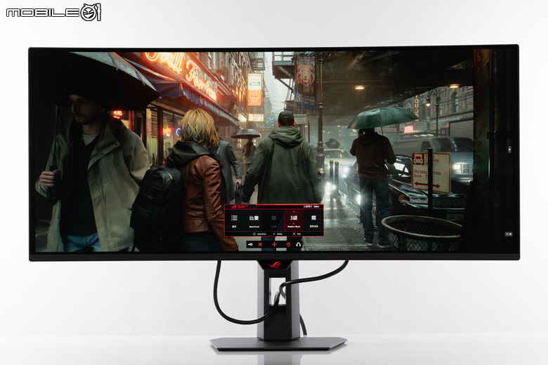 點我看大圖 ROG STRIX OLED XG34WCDMS 電競螢幕開箱實測 34 吋寬曲面與 280Hz 高更新率帶來流暢沉浸感受
