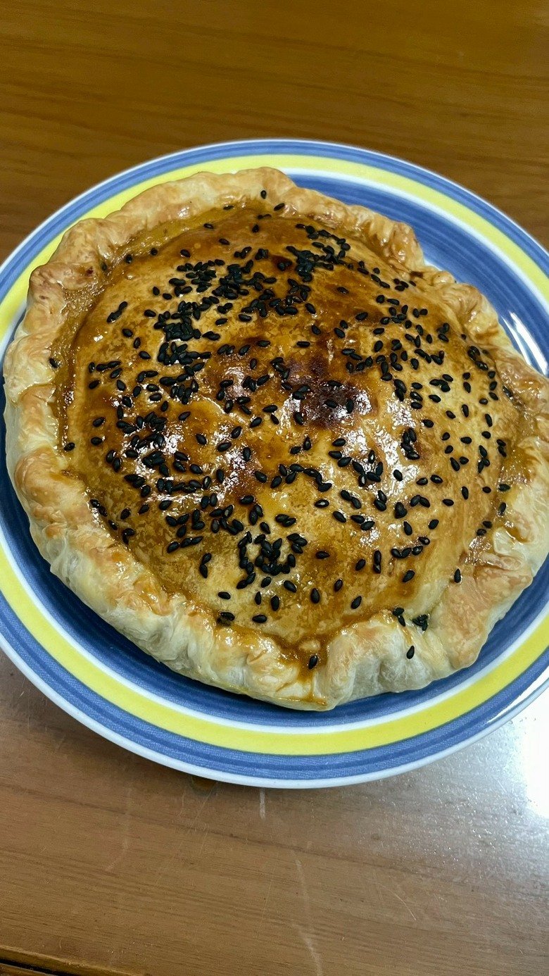 氣炸鍋邪惡料理!爆漿榴槤起司餅