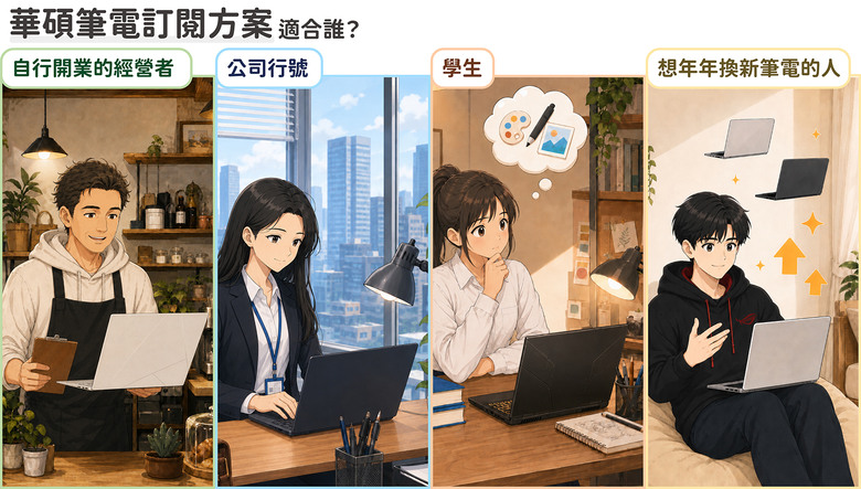 華碩筆電訂閱方案辦理攻略