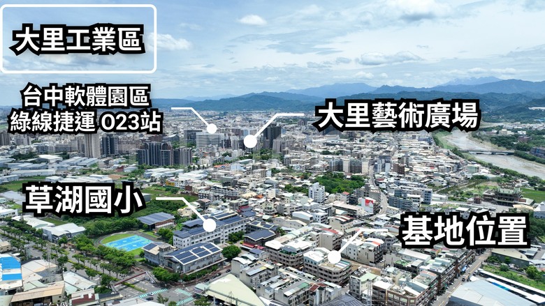 點我看大圖 🌟 大里【透天新案】2房價格買大里 8米”臨路” 4房 雙主臥 首購透天 空拍分享