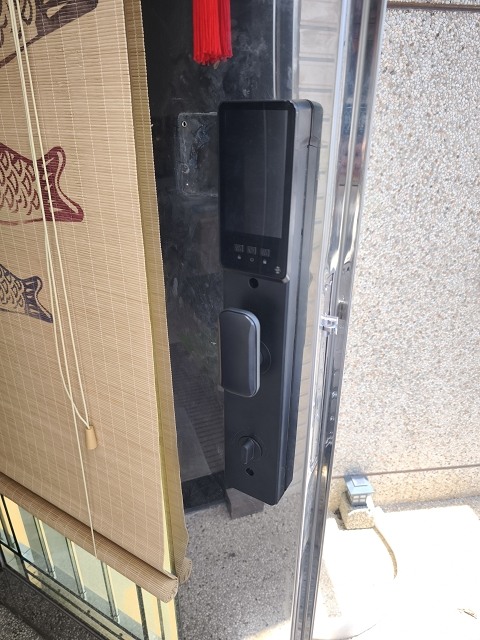 推拉式電子鎖 DIY