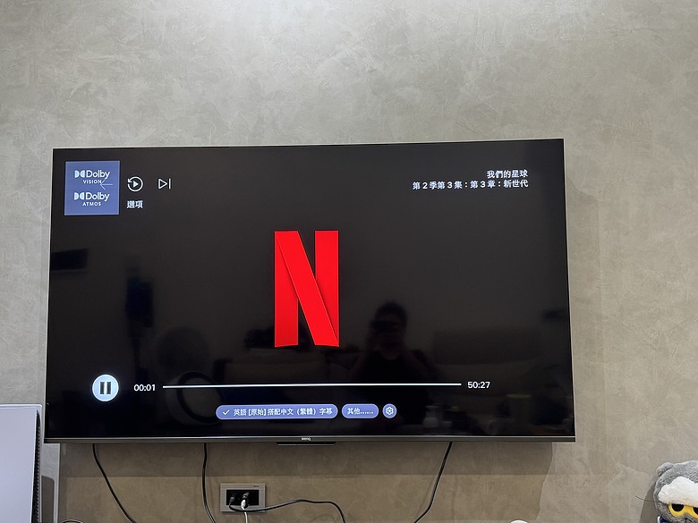 點我看大圖 開箱我的第二台BenQ S系列護眼Google TV(960)