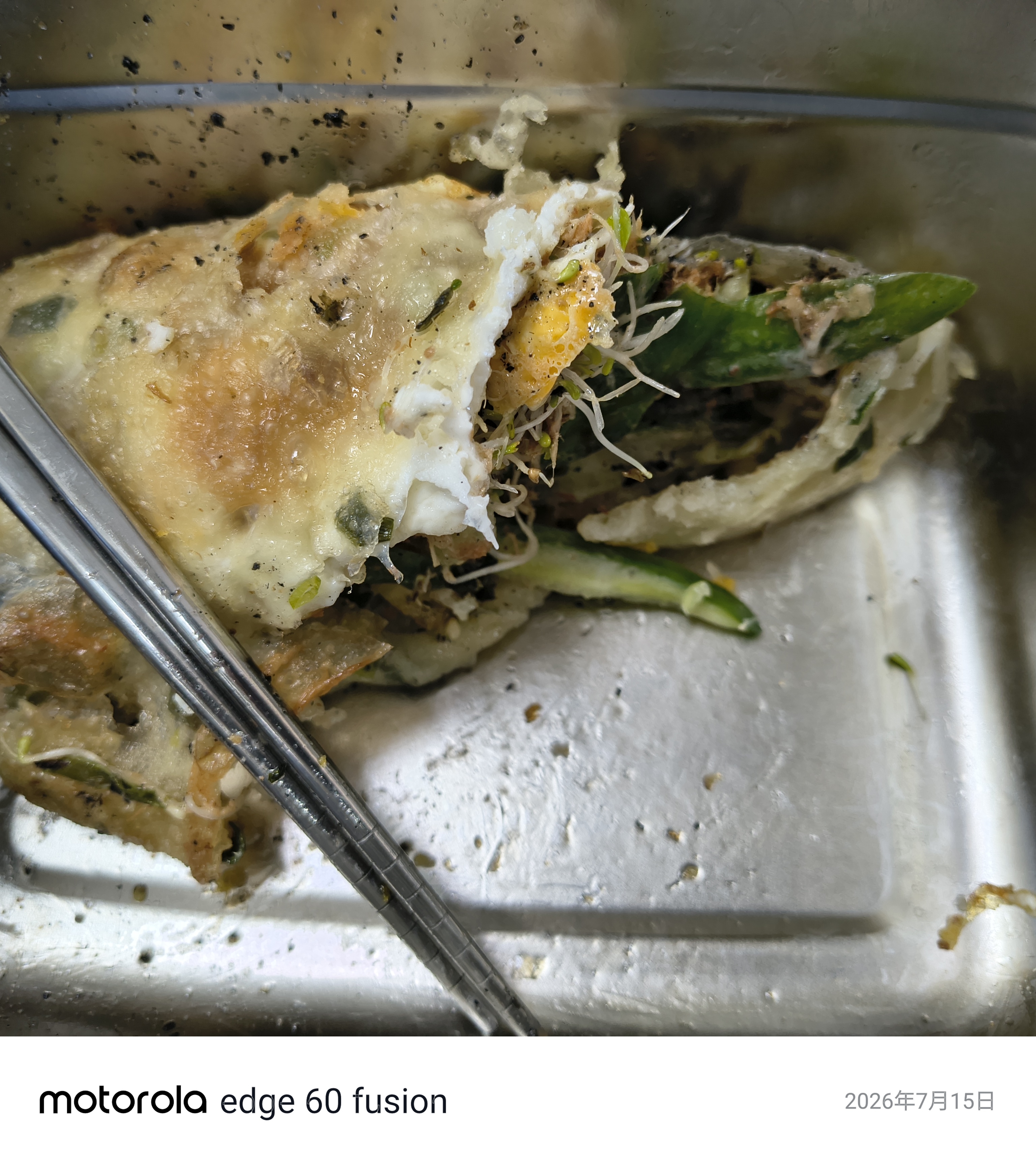 苜蓿芽蛋餅捲