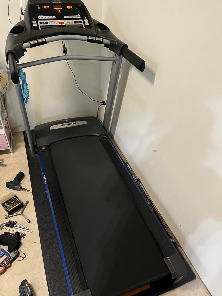客人說跑帶已經使用十一年