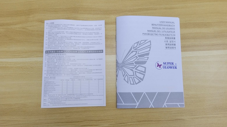 點我看大圖 鴛鴦蝴蝶不是夢 開箱振華LEADEX III PLATINUM 850W