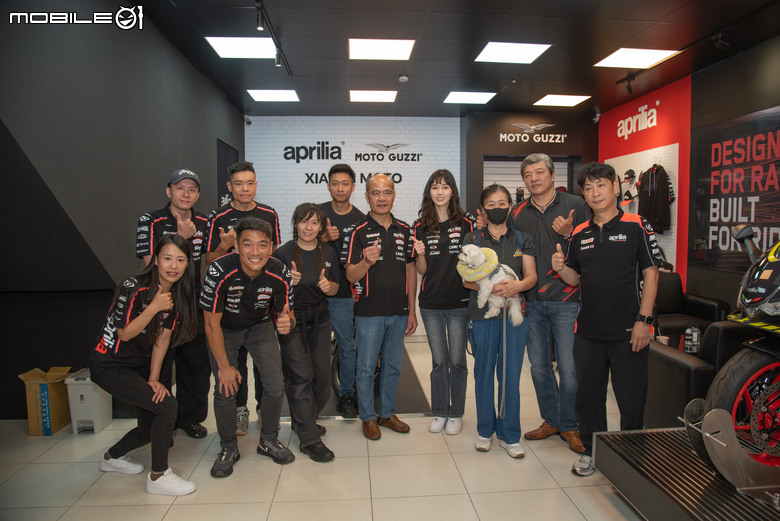 點我看大圖 高屏車友賞車新據點!Aprilia、MOTO GUZZI進駐高雄!小米二輪升格3S通路,服務再升級