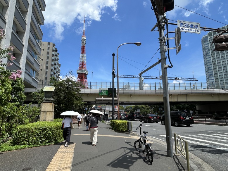 用 力 騎 到 東 京 (乃木坂-東京鐵塔)