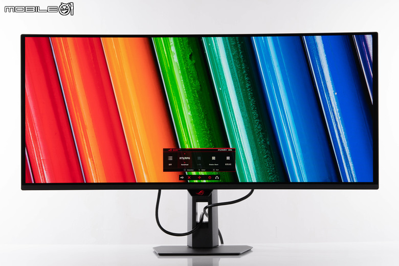 點我看大圖 ROG STRIX OLED XG34WCDMS 電競螢幕開箱實測 34 吋寬曲面與 280Hz 高更新率帶來流暢沉浸感受