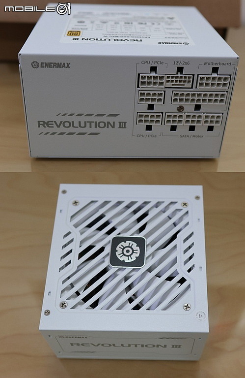 點我看大圖 ENERMAX 保銳 REVOLUTION III 性價比金靜冰核白化版