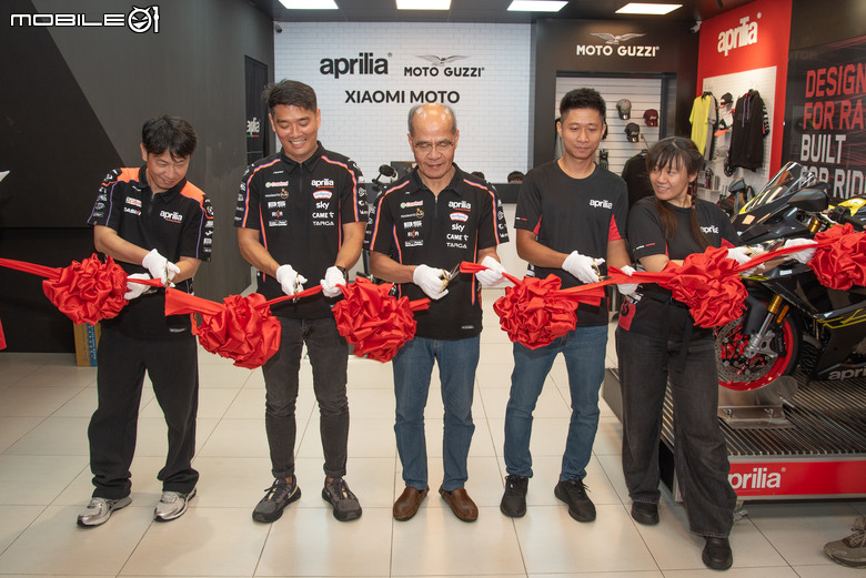 點我看大圖 高屏車友賞車新據點!Aprilia、MOTO GUZZI進駐高雄!小米二輪升格3S通路,服務再升級