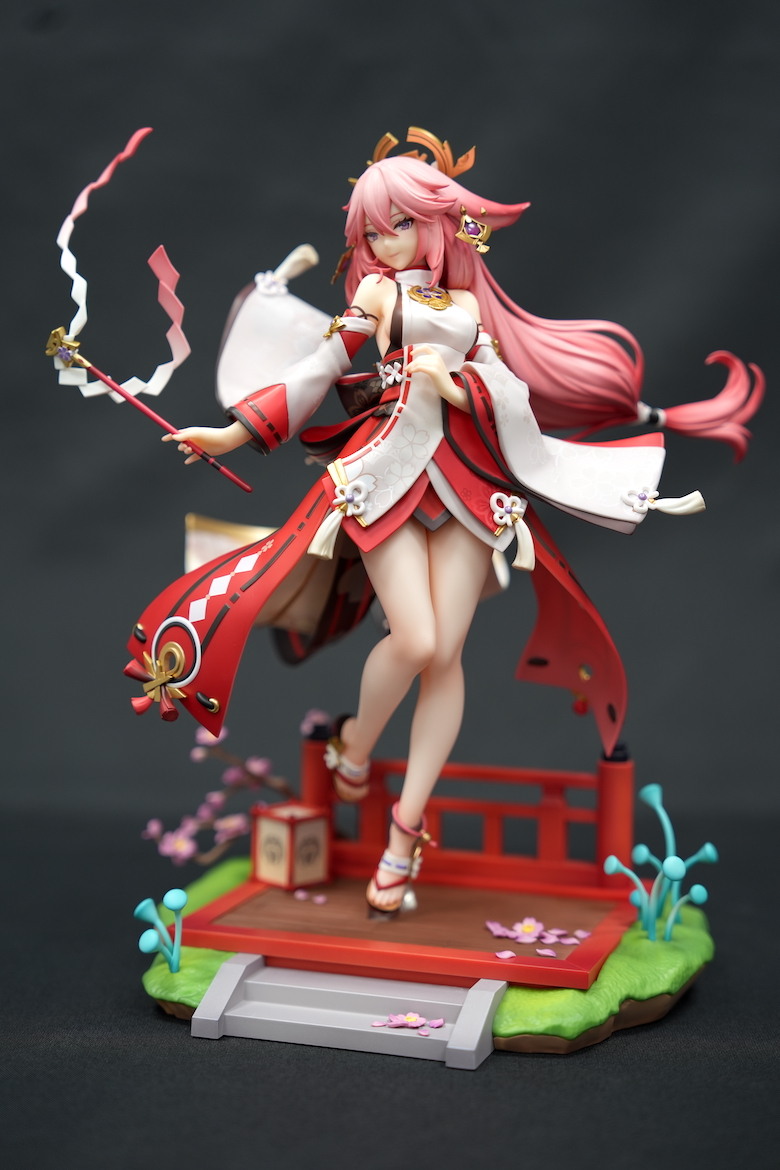 APEX 1/7《原神》八重神子 浮世笑百姿 Ver. 開箱! 原神人物模型誠意之作