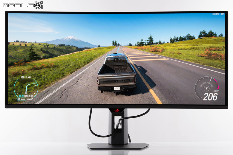 ROG STRIX OLED XG34WCDMS 電競螢幕開箱實測 34 吋寬曲面與 280Hz 高更新率帶來流暢沉浸感受