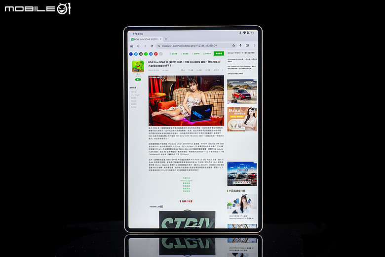 ASUS Pad (T3201) 體驗｜12.2 吋 Tandem OLED 螢幕加持，華碩平板再戰市場！