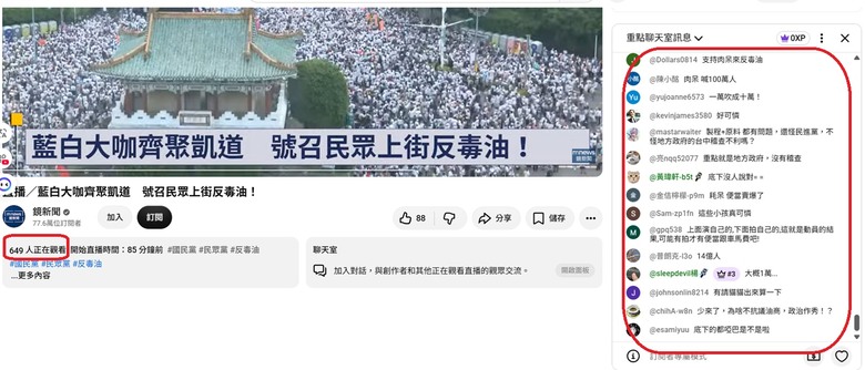 649觀看全部都在罵藍白真好笑