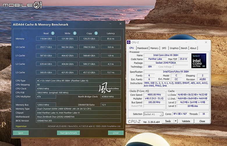 點我看大圖 ASUS ZenBook Duo摺疊雙螢幕搭載Intel X9 388H開箱深度解析