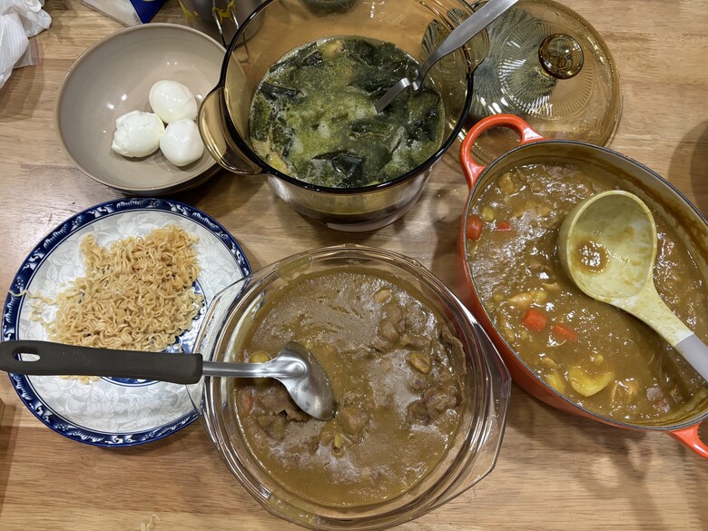 【颱風天料理】清冰箱式咖哩雞飯