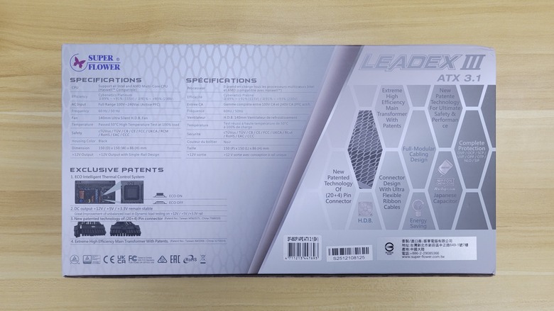 點我看大圖 鴛鴦蝴蝶不是夢 開箱振華LEADEX III PLATINUM 850W