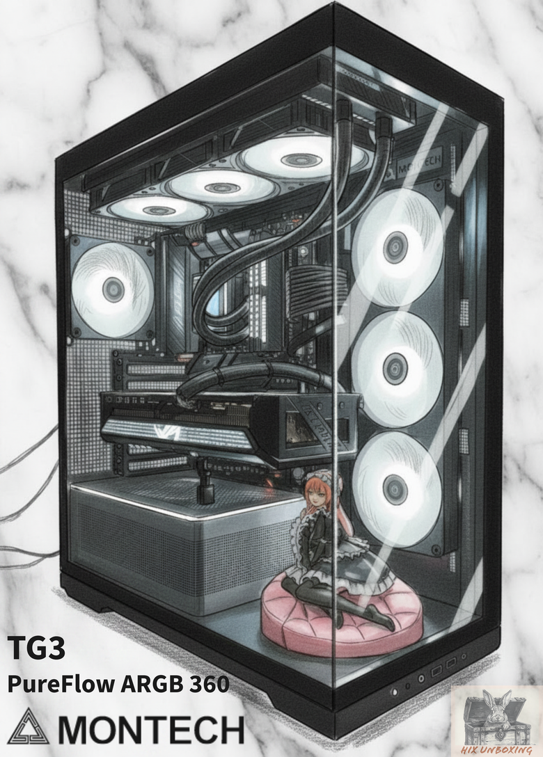 裝機入門新選 君主TG3機殼、PureFlow水冷