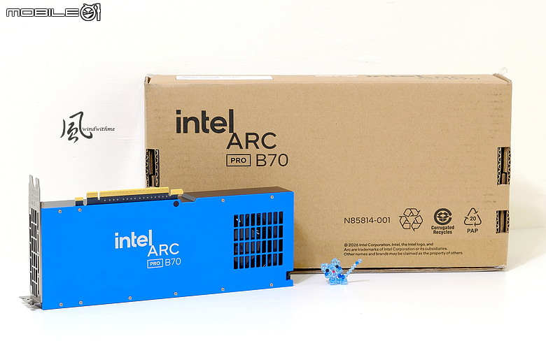 點我看大圖 最平價32GB顯卡:Intel Arc Pro B70開箱與OpenClaw龍蝦使用心得