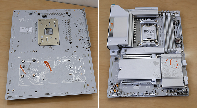 技嘉可愛雕妹 Ari 再進化 B850 AORUS ELITE-P ICE