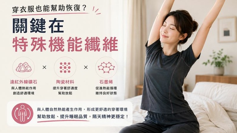 日本人瘋穿「恢復衣」睡覺？專家解析機能服飾與健康趨勢