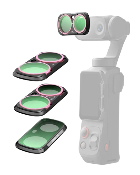 TELESIN Luna Ultra 濾鏡套組實測：偏光鏡、減光鏡、黑柔濾鏡