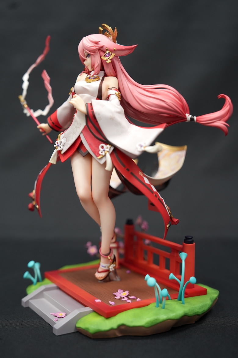 APEX 1/7《原神》八重神子 浮世笑百姿 Ver. 開箱! 原神人物模型誠意之作
