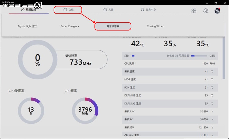 GPU Safeguard+ 預判風險,發生前攔截!微星 MPG Ai1600TS PCIE5 全模組化電源