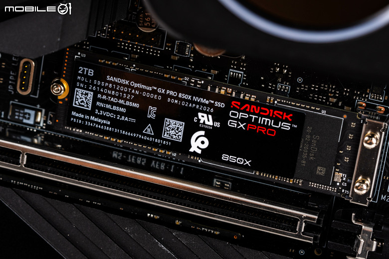 Sandisk Optimus GX Pro 8100／850X 固態硬碟實測 回歸本家後的重新出發之作