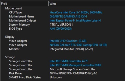 技嘉輕電競筆電小評測GAMING A16 RTX5060
