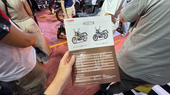2026 台北重機展 颱風天過後衝 YAMAHA 搶看 XSR155，14.8萬展場價配年底交車真的太香！