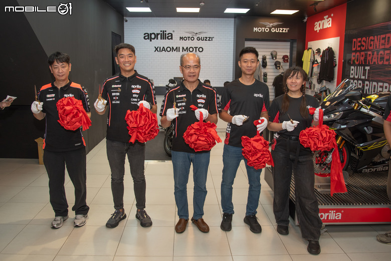 點我看大圖 高屏車友賞車新據點!Aprilia、MOTO GUZZI進駐高雄!小米二輪升格3S通路,服務再升級