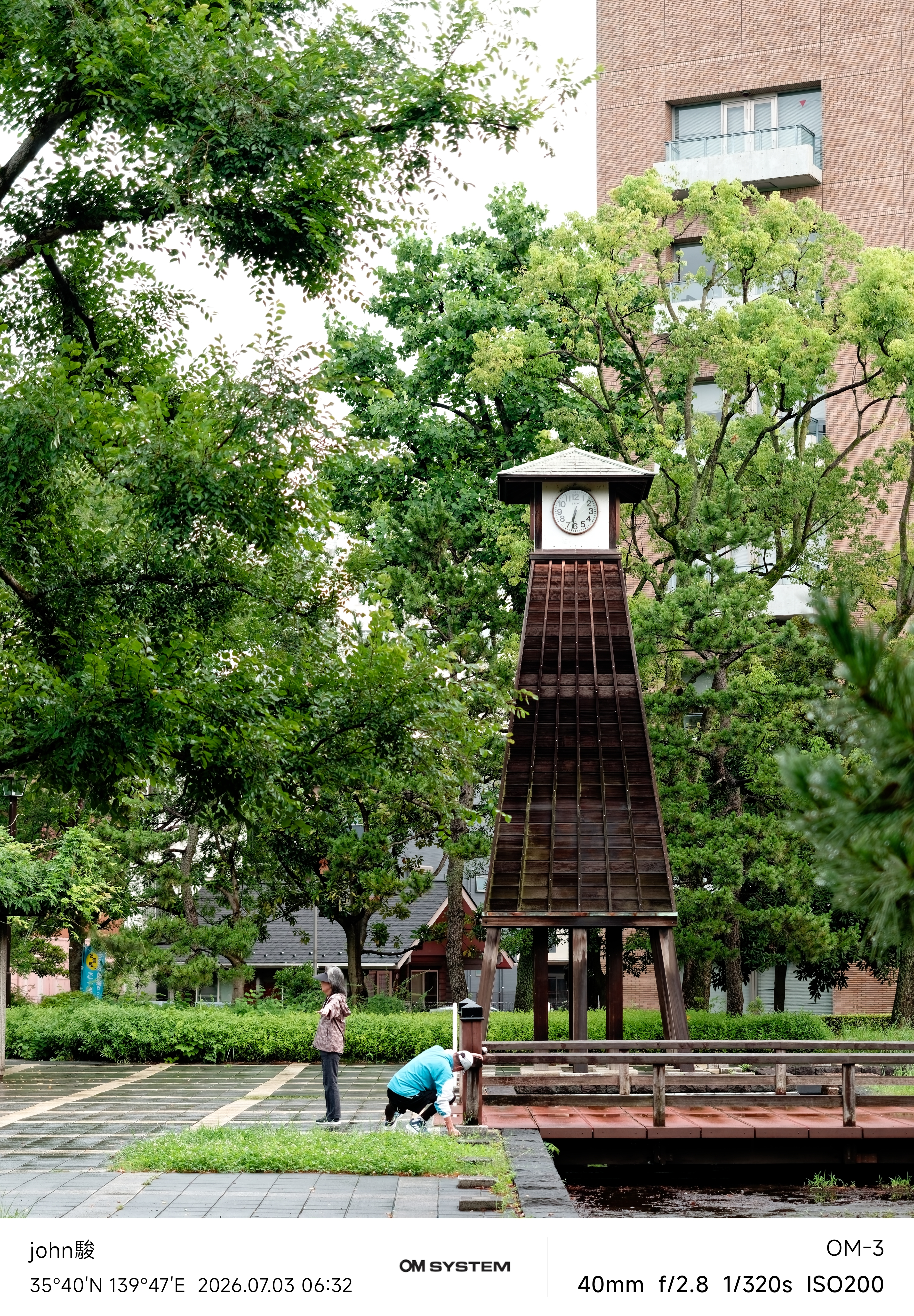 再看一次東京第一日(清澄庭園、藍瓶咖啡、OMSYSTEM PLAZA、炸牛排元村、東京鐵塔)(OM SYSTEM OM-1II、OM-3、OM-5II、TG-7)