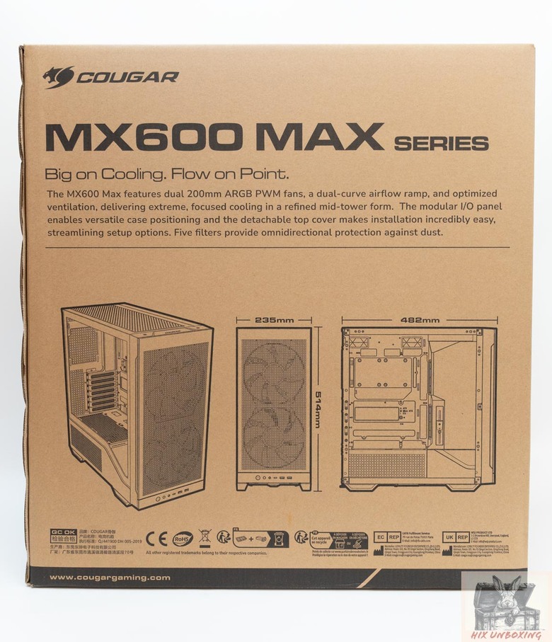 冷冽的雙颶風 COUGAR MX600 MAX機殼