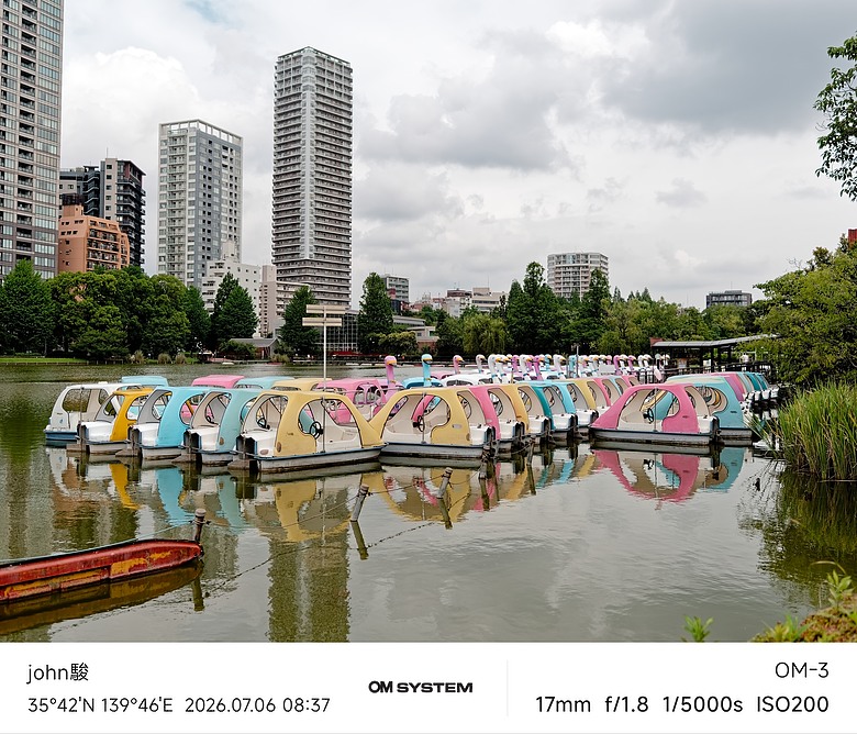 點我看大圖 再看一次東京第四日(上野恩賜公園、不忍池、阿美橫町、月島文字燒、SMALL WORLDS TOKYO(東京迷你世界博物館)、獨角獸鋼彈、牛憩 肉屋の台所)(OM SYSTEM OM-1II、OM-3、OM-5II、TG-7)