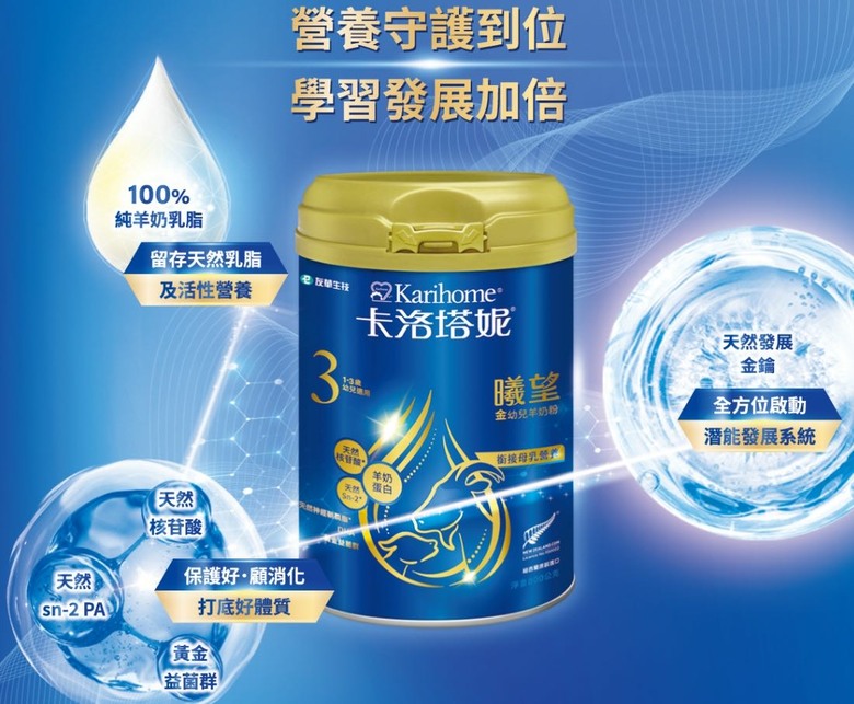 請益-卡洛塔妮曦望金羊奶粉