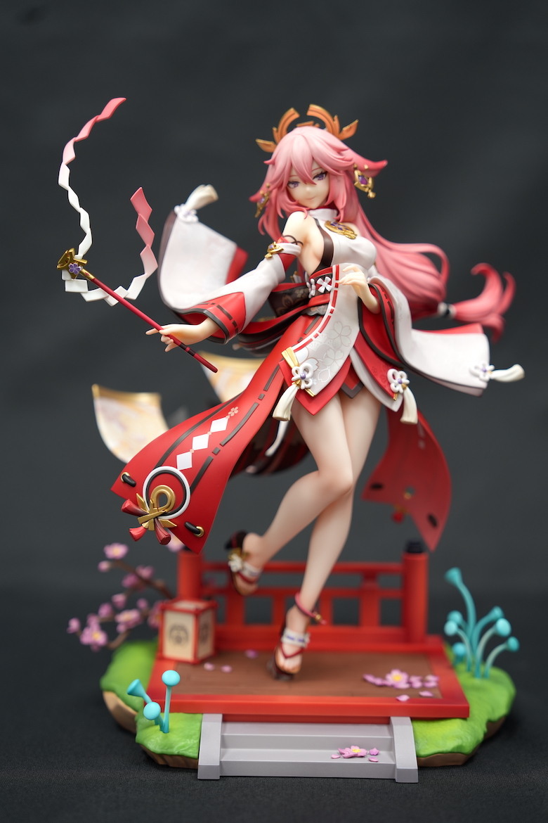 APEX 1/7《原神》八重神子 浮世笑百姿 Ver. 開箱! 原神人物模型誠意之作