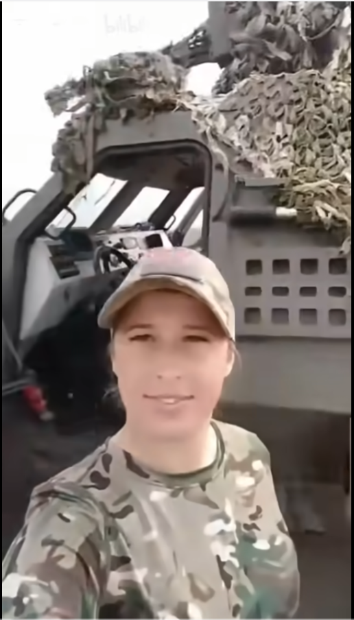 剛剛在B站看到的烏克蘭女兵影片，雖然活下了，可是......