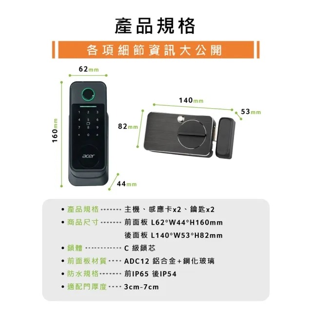 ACER的智慧鎖好嗎？