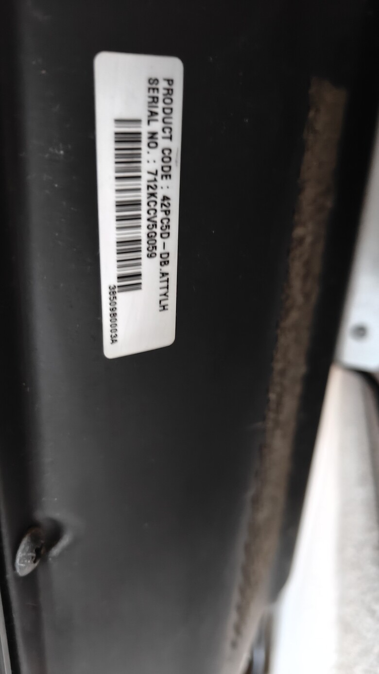 LG 42PC5DLG TV 42 吋電漿面板，有影像沒聲音
