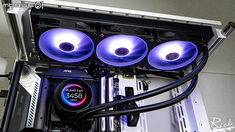 【開箱】新代水泵與風扇結構 | MSI MPG CORELIQUID P22 360