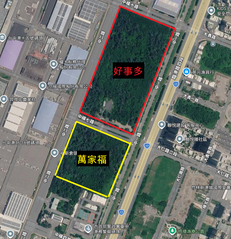 台中港特定區市鎮中心 大樓建案